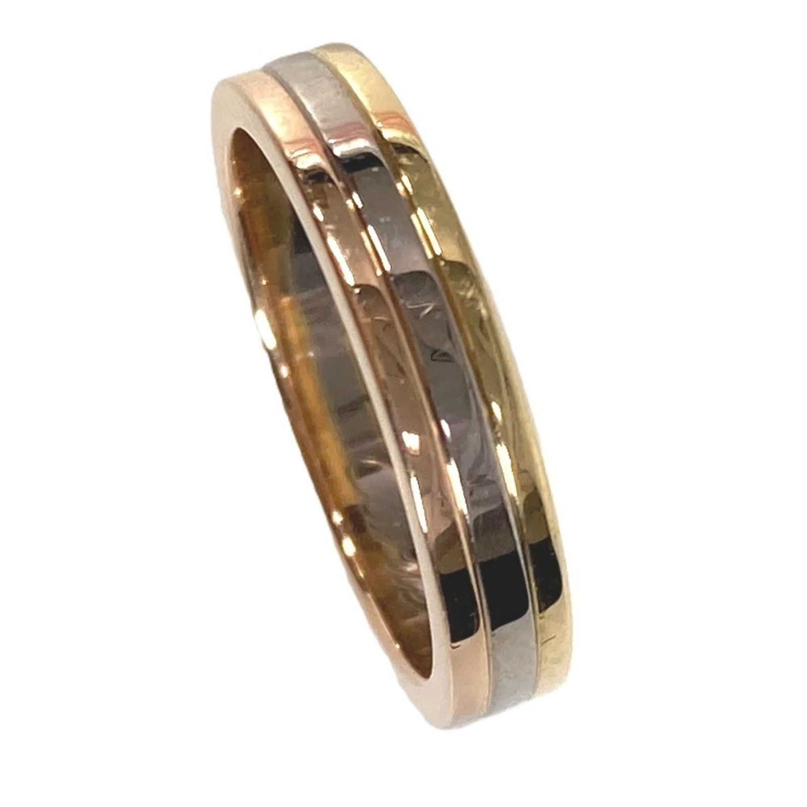 Yellow Gold (18K) - Cartier Band Ring Pink Gold (18K) - White Gold (18K) (1 of 8)