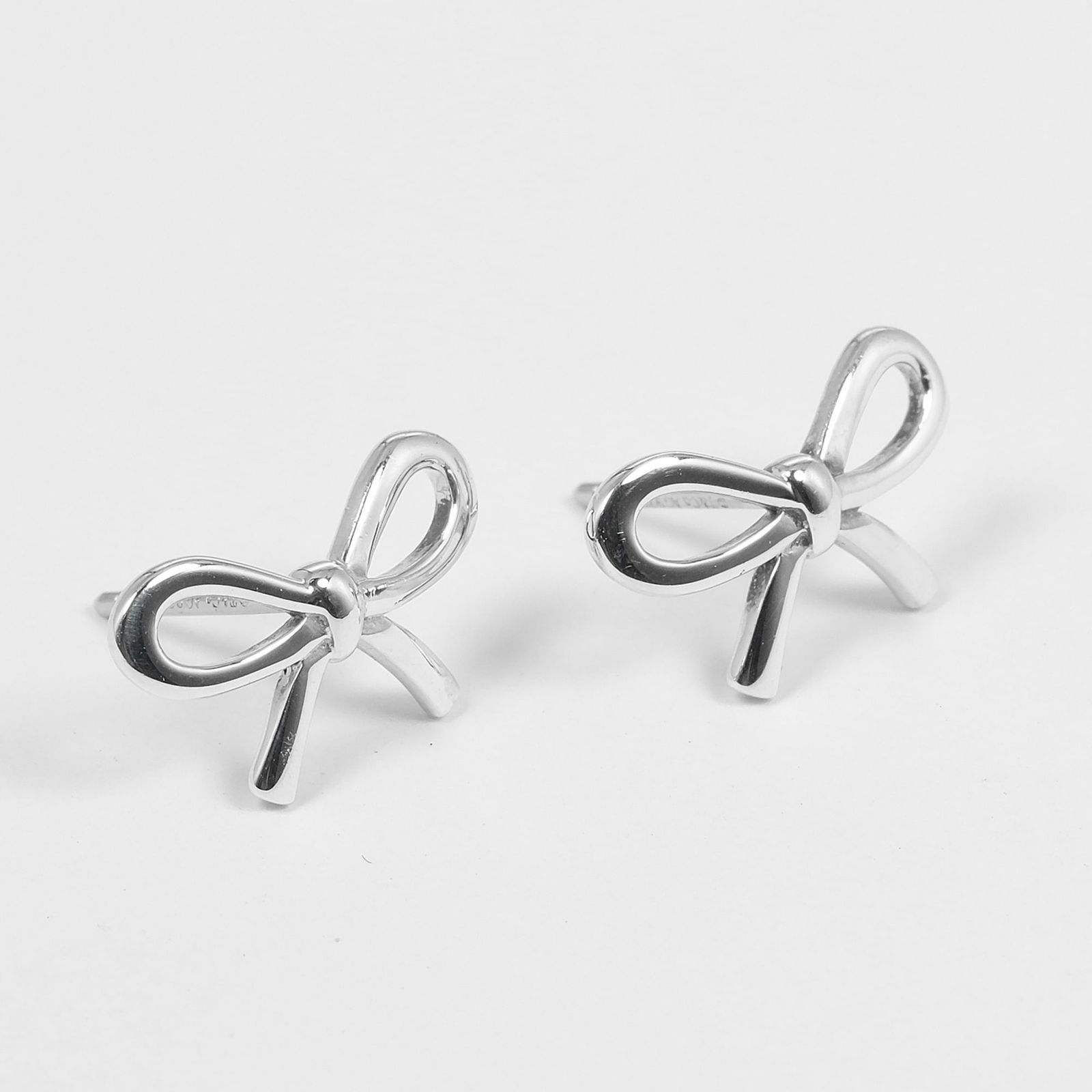 925 Tiffany Stud Earrings Silver - 4