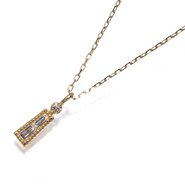 Gold Agete Necklace Diamond 0.04Ct 18K 750 Yellow: Gold Agete Necklace Diamond 0.04Ct 18K 750 Yellow This listing features Gold Agete Necklace Diamond 0.04Ct 18K 750 Yellow. Item specifics are provided below. Item Specifics: Country Of Origin: Japan