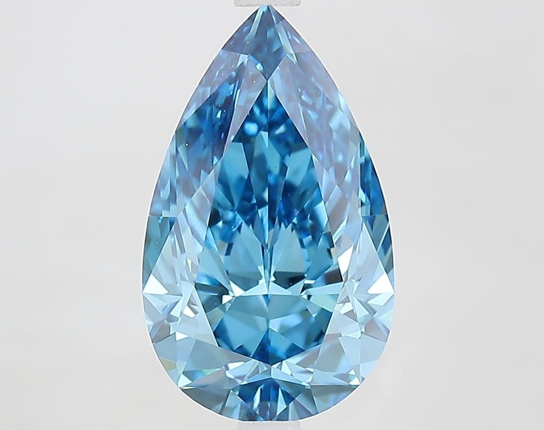 Loose Lab Diamond - IGI Pear 3.56ct Fancy Vivid Blue VVS2: Loose Lab Diamond - IGI Pear 3.56ct Fancy Vivid Blue VVS2 This listing features Loose Lab Diamond - IGI Pear 3.56ct Fancy Vivid Blue VVS2. Item specifics are provided below. Item Specifics: Source: