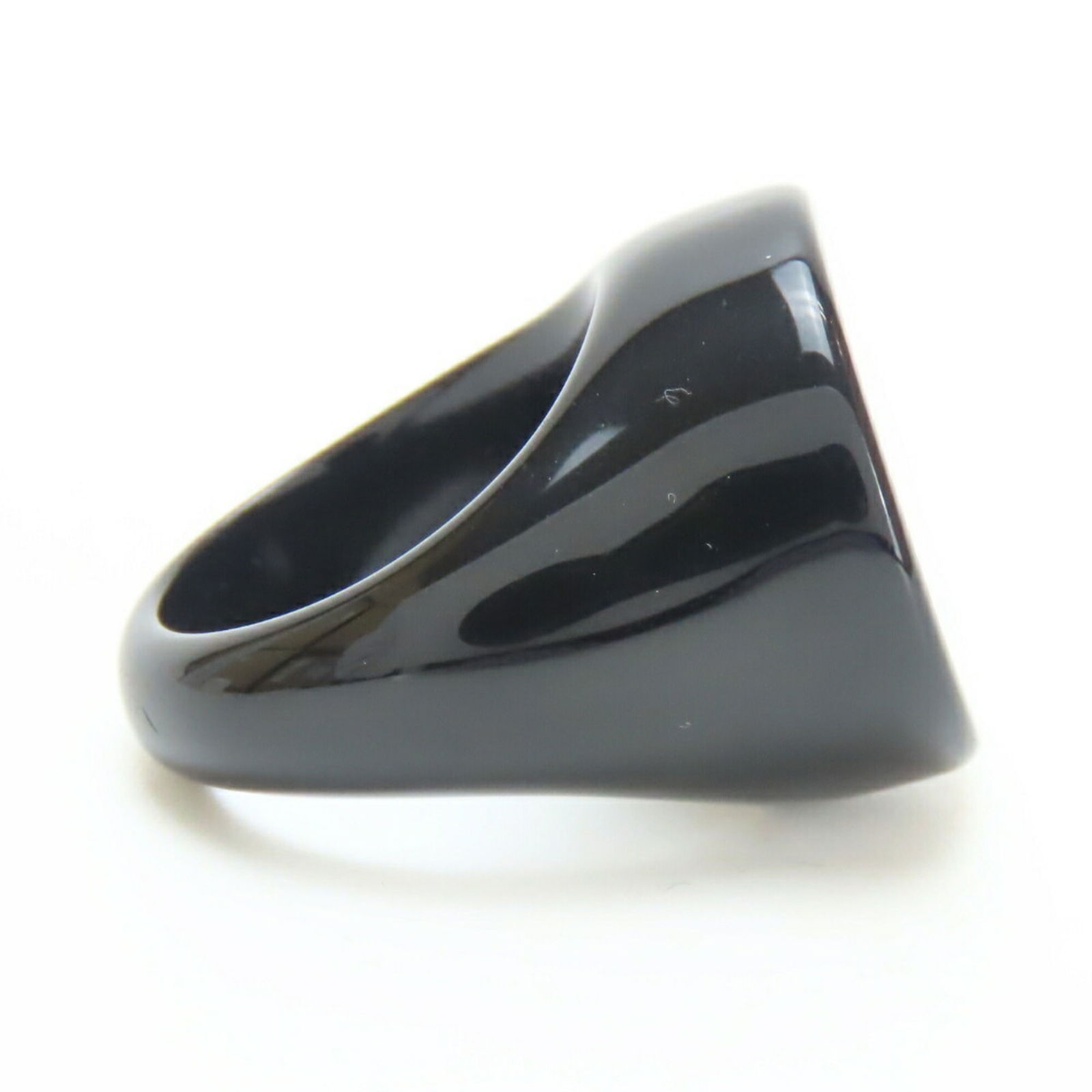 Plastic Chanel Band Ring - 5