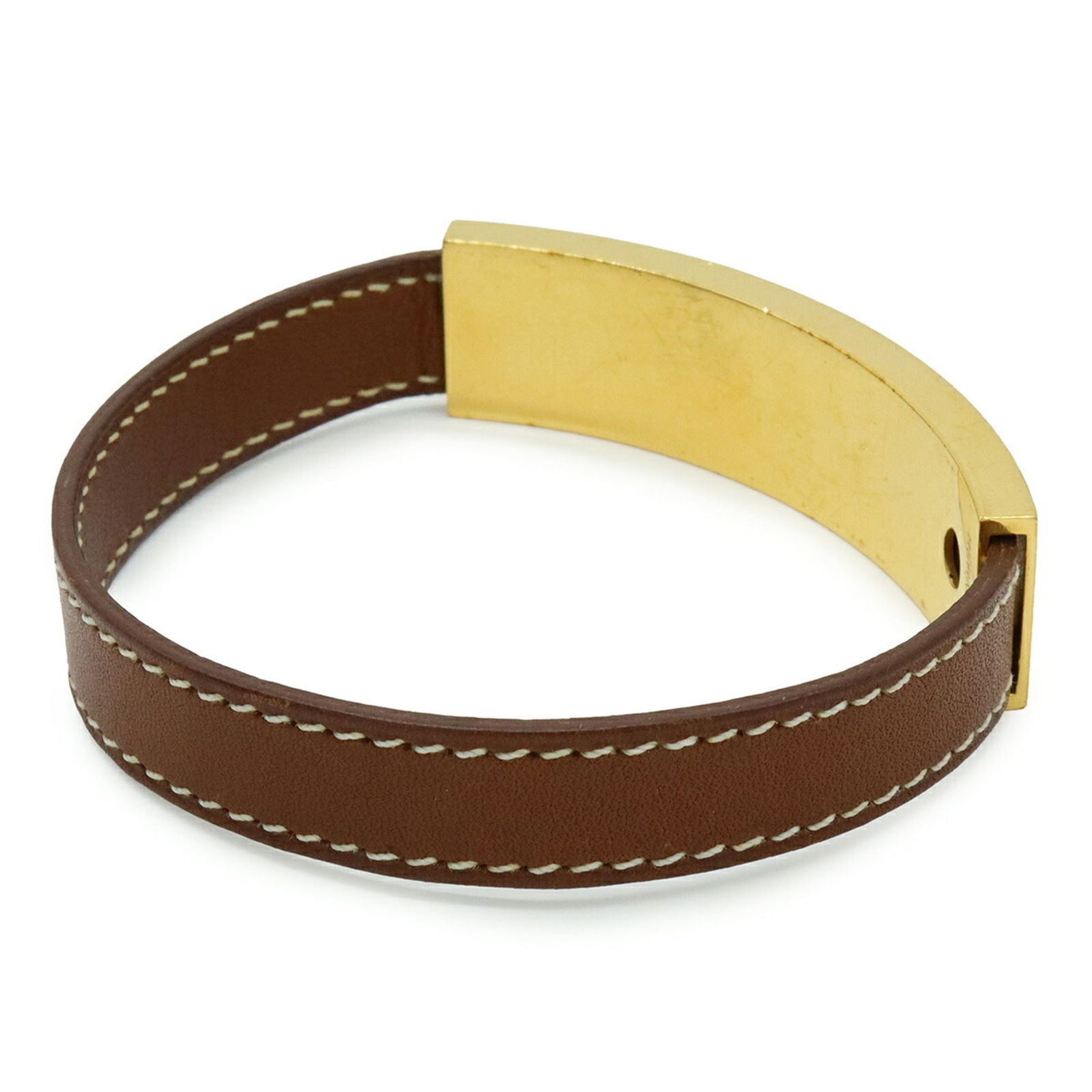 Leather Hermes Charm Bracelet - 3