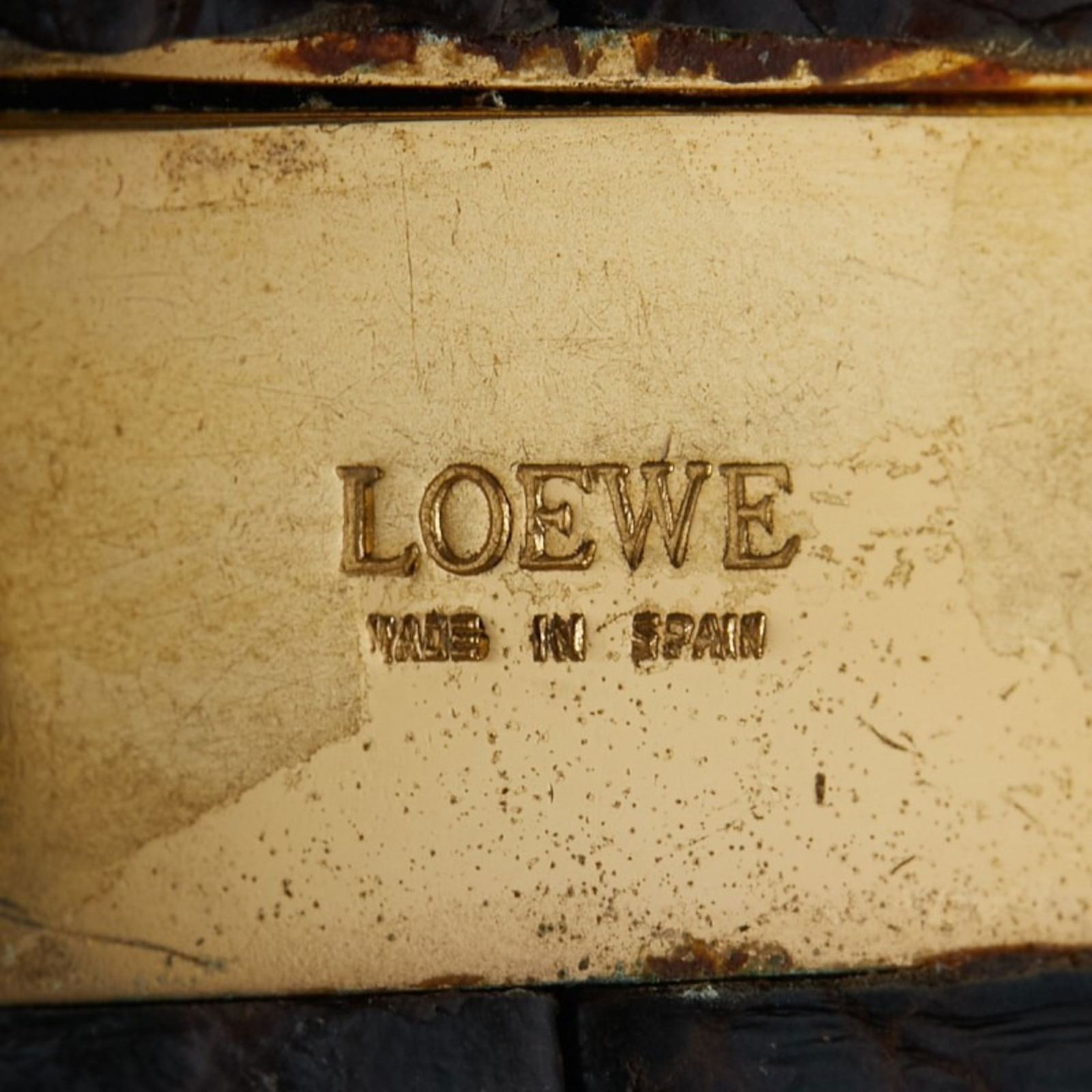 Leather - Loewe Bangle Gold Plating - 4