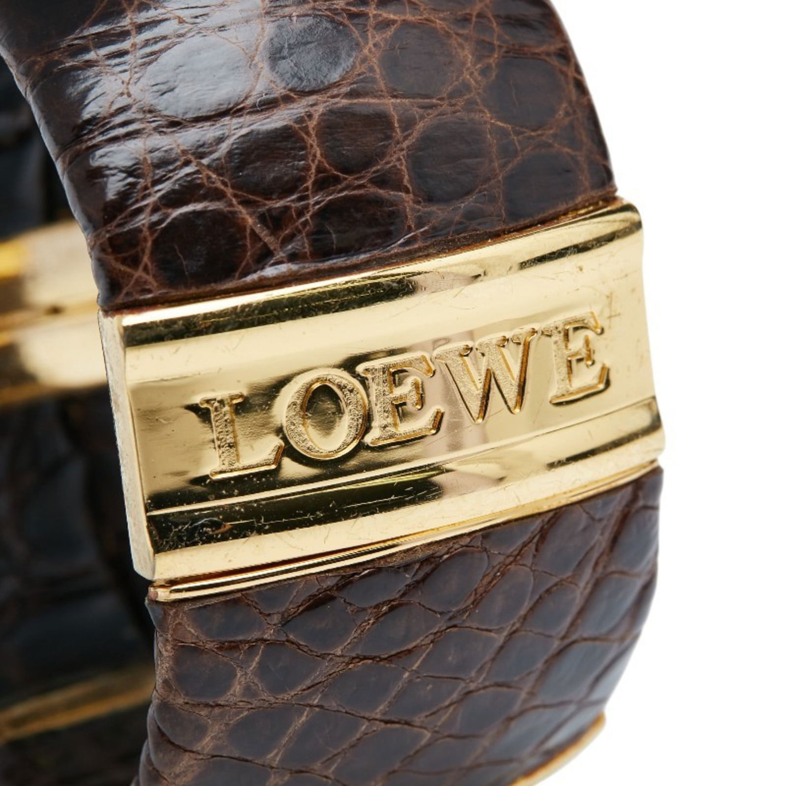 Leather - Loewe Bangle Gold Plating - 5