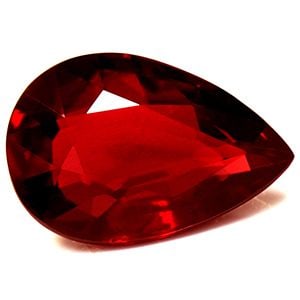 Loose Ruby Gemstone - GIA Pear 2.56ct Red EC (1 of 1)