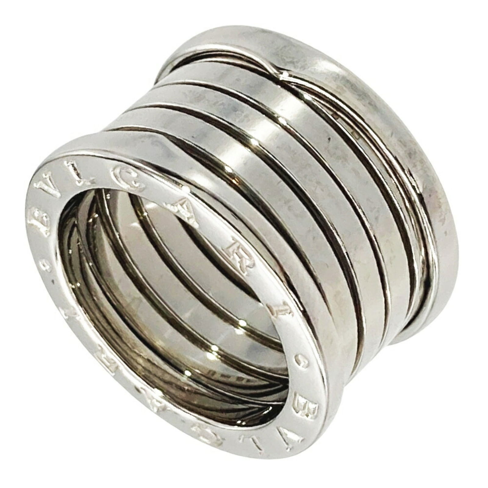 (18K) Bvlgari Band Ring White Gold (1 of 9)