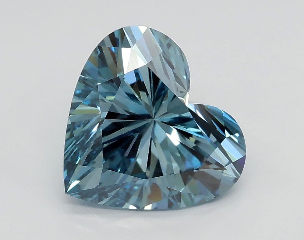 Loose Lab Diamond - IGI Heart 1.95ct Fancy Intense Greenish Blue VS1: Loose Lab Diamond - IGI Heart 1.95ct Fancy Intense Greenish Blue VS1 This listing features Loose Lab Diamond - IGI Heart 1.95ct Fancy Intense Greenish Blue VS1. Item specifics are provided below. 
