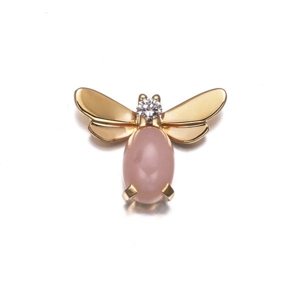 Gold Chaumet Single Earring Pink Opal Attrape-Moi Bee 18K 750 Yellow: Gold Chaumet Single Earring Pink Opal Attrape-Moi Bee 18K 750 Yellow This listing features Gold Chaumet Single Earring Pink Opal Attrape-Moi Bee 18K 750 Yellow. Item specifics are provided below. 