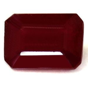 Loose Ruby Gemstone - Emerald 1.19ct Red SI