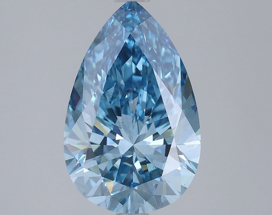 Loose Lab Diamond - Pear 2.92ct Fancy Vivid Blue VS2: Loose Lab Diamond - Pear 2.92ct Fancy Vivid Blue VS2 This listing features Loose Lab Diamond - Pear 2.92ct Fancy Vivid Blue VS2. Item specifics are provided below. Item Specifics: Source: This Is A
