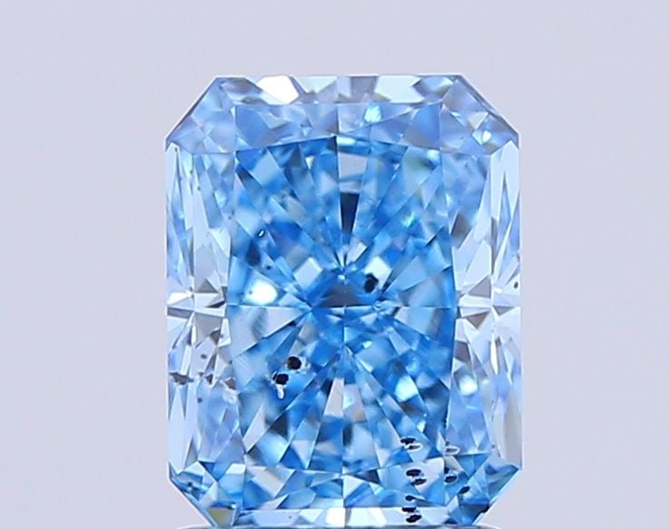 Loose Lab Diamond - Radiant 1.55ct Fancy Vivid Blue SI2: Loose Lab Diamond - Radiant 1.55ct Fancy Vivid Blue SI2 This listing features Loose Lab Diamond - Radiant 1.55ct Fancy Vivid Blue SI2. Item specifics are provided below. Item Specifics: Source: This