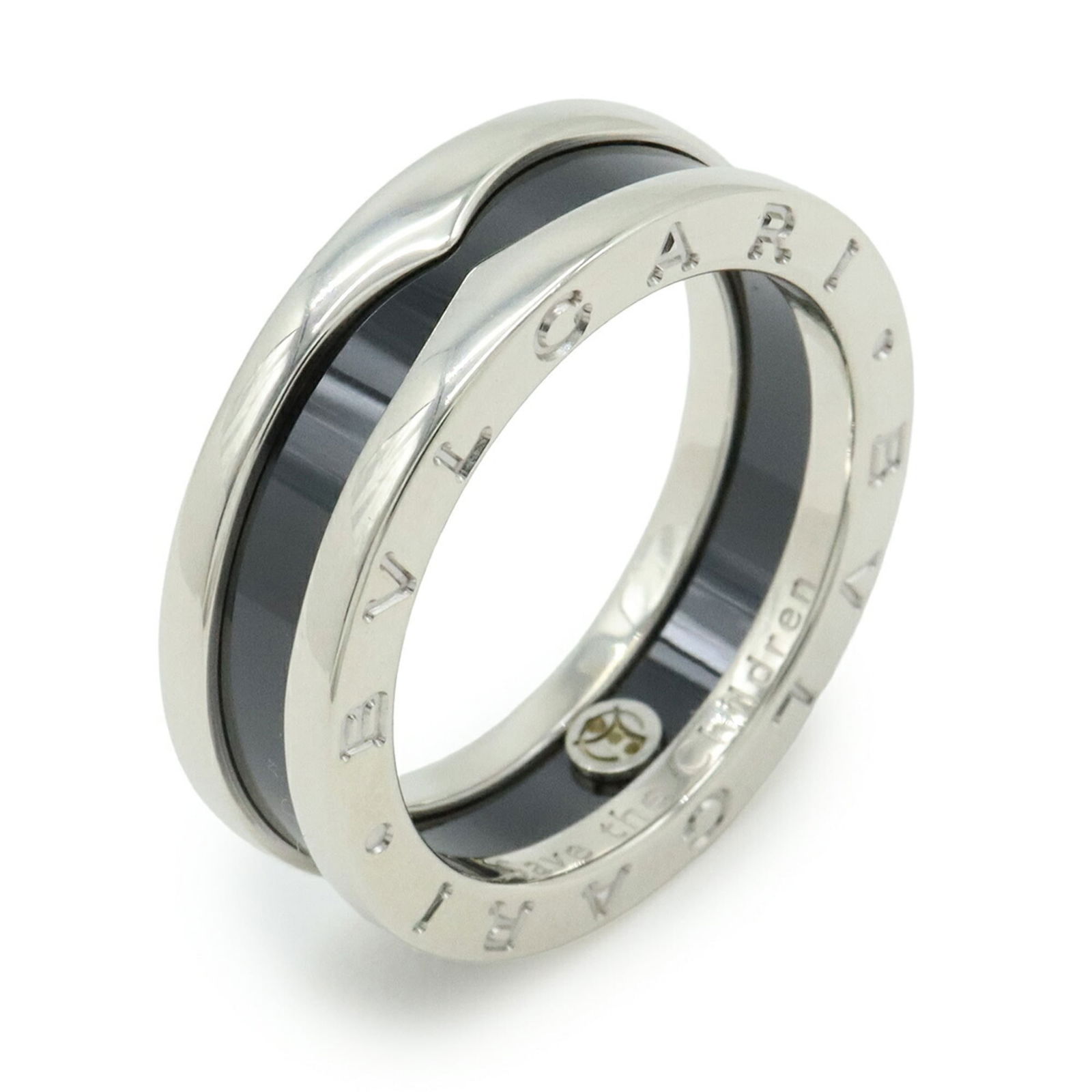 Silver 925 - Bvlgari Band Ring Ceramic: Silver 925 - Bvlgari Band Ring Ceramic This listing features Silver 925 - Bvlgari Band Ring Ceramic. Item specifics are provided below. Item Specifics: Brand: Bvlgari Type: Band Ring Gender: Women Col