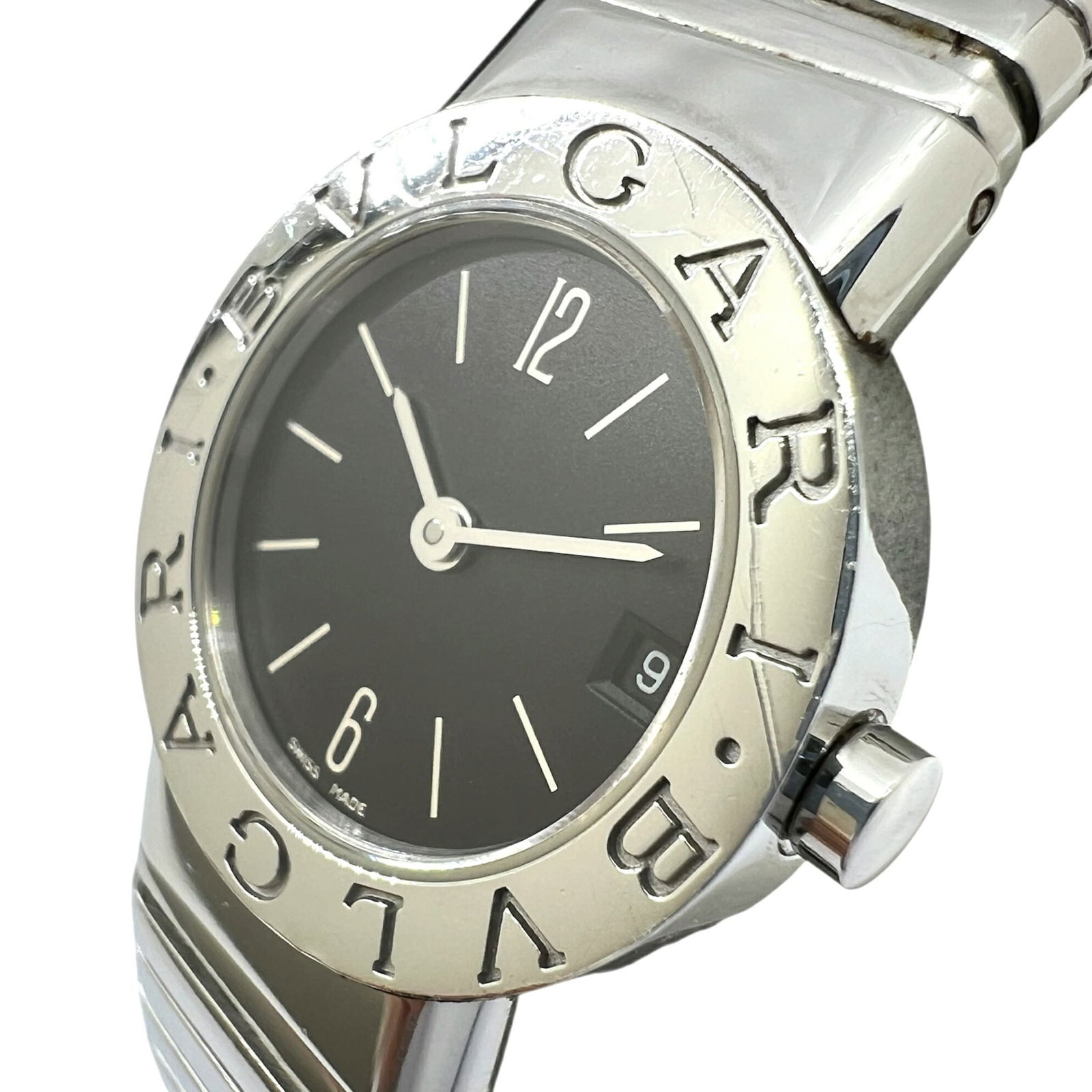Wristwatch Bvlgari: Wristwatch Bvlgari This listing features Wristwatch Bvlgari. Item specifics are provided below. Item Specifics: Brand: Bvlgari Type: Wristwatch Gender: Women Material (Case): Stainless Steel