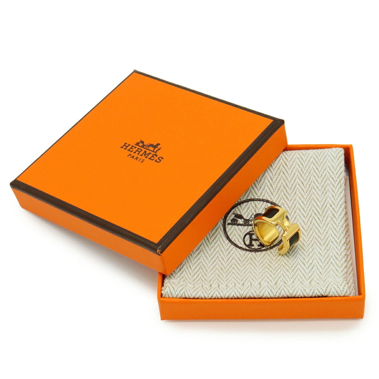 Leather Hermes Earcuff Box Calf - 7