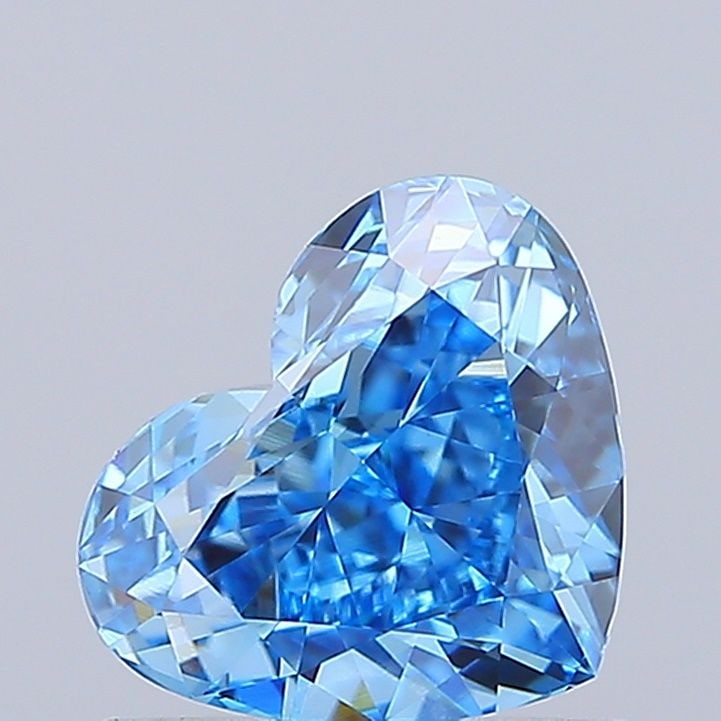Loose Lab Diamond - IGI Heart 1.03ct Fancy Vivid Blue VVS2 (1 of 1)