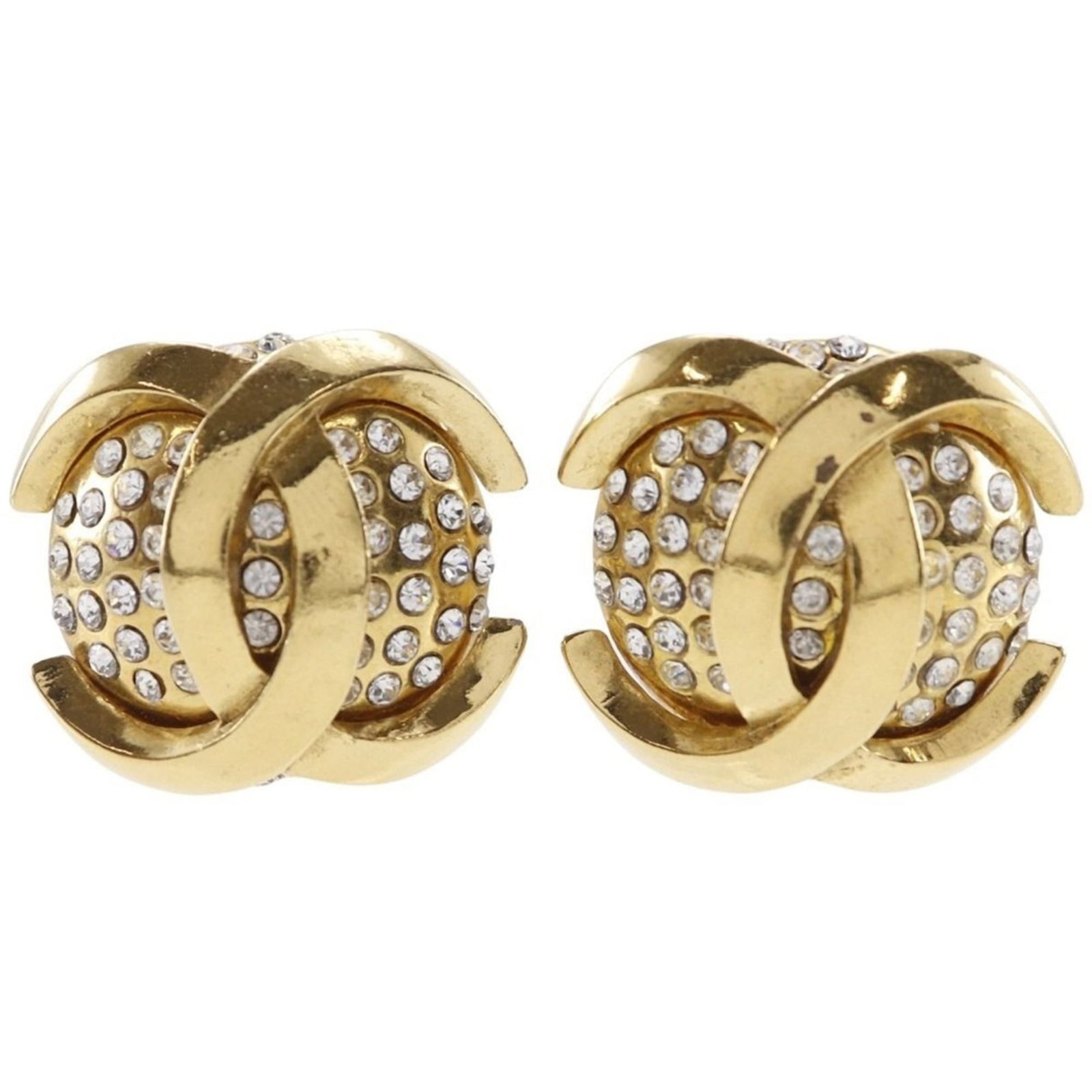 Earrings Chanel Clip: Earrings Chanel Clip This listing features Earrings Chanel Clip. Item specifics are provided below. Item Specifics: Brand: Chanel Type: Clip Earrings Gender: Women Color: Gold Stone: Rhinestone Season