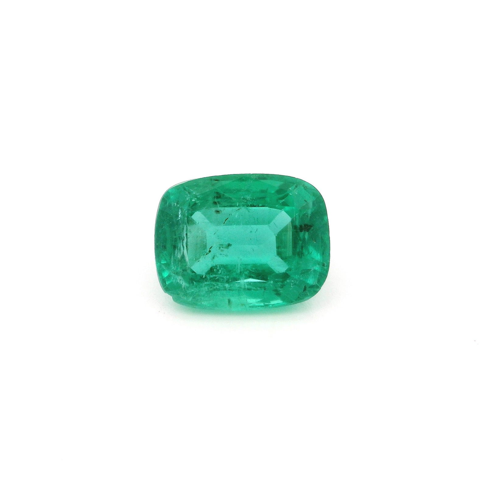 Loose Emerald Gemstone - GSI Cushion 2.37ct Green MI (1 of 1)