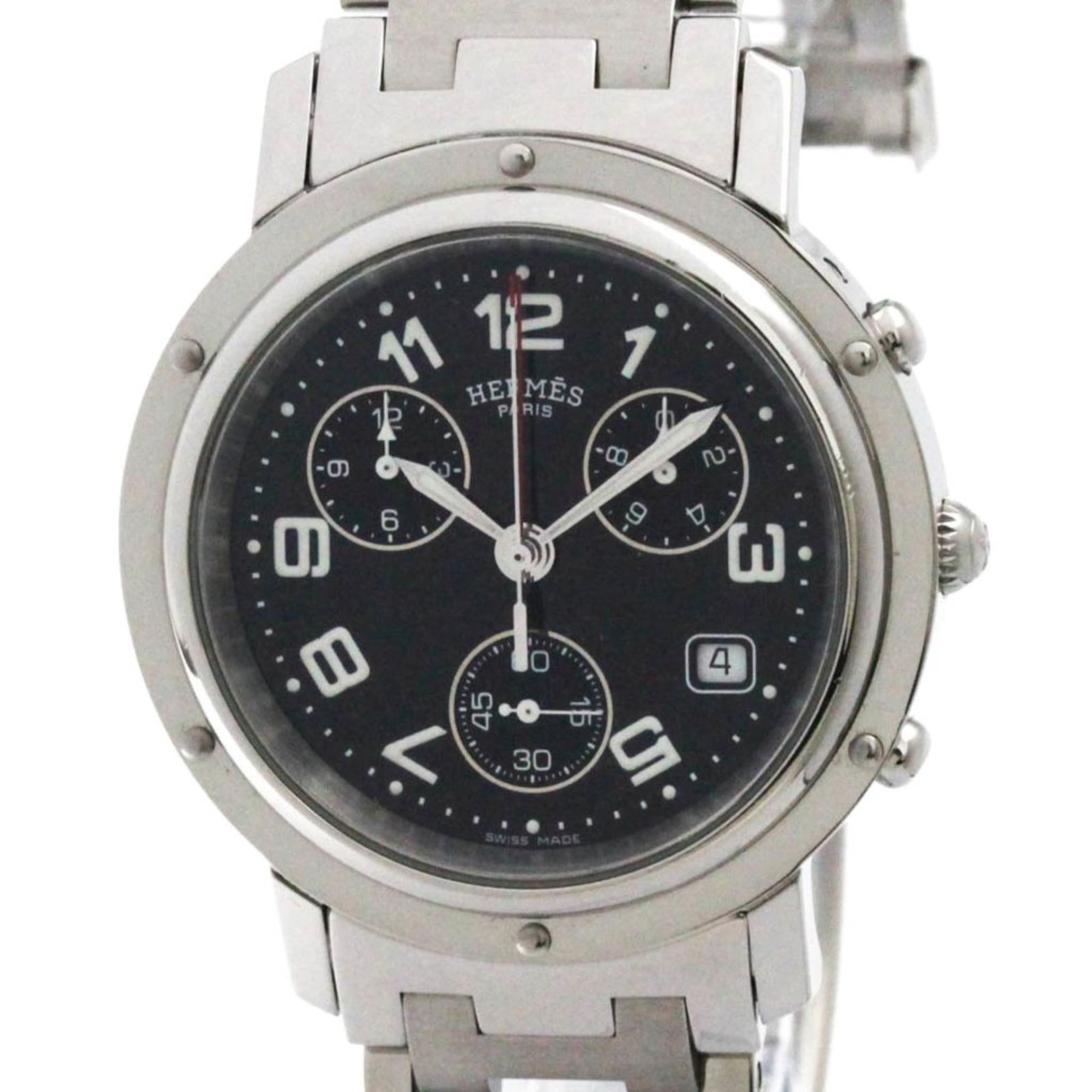 Wristwatch Hermes: Wristwatch Hermes This listing features Wristwatch Hermes. Item specifics are provided below. Item Specifics: Brand: Hermes Type: Wristwatch Style: Sport Gender: Men Material (Case): Stainless Steel