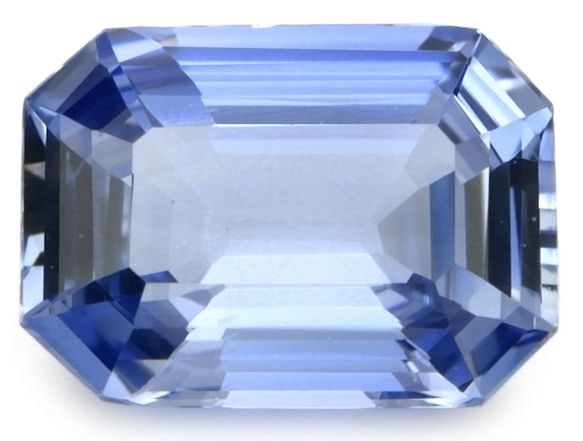 Loose Sapphire Gemstone - Emerald 1.4ct Blue EC (1 of 1)