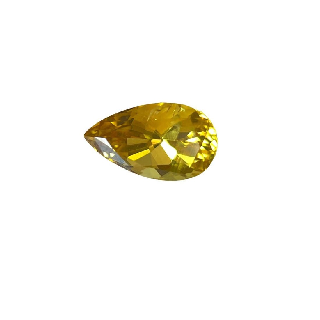 Loose Beryl Gemstone - Pear 3.02ct Yellow SI (1 of 1)