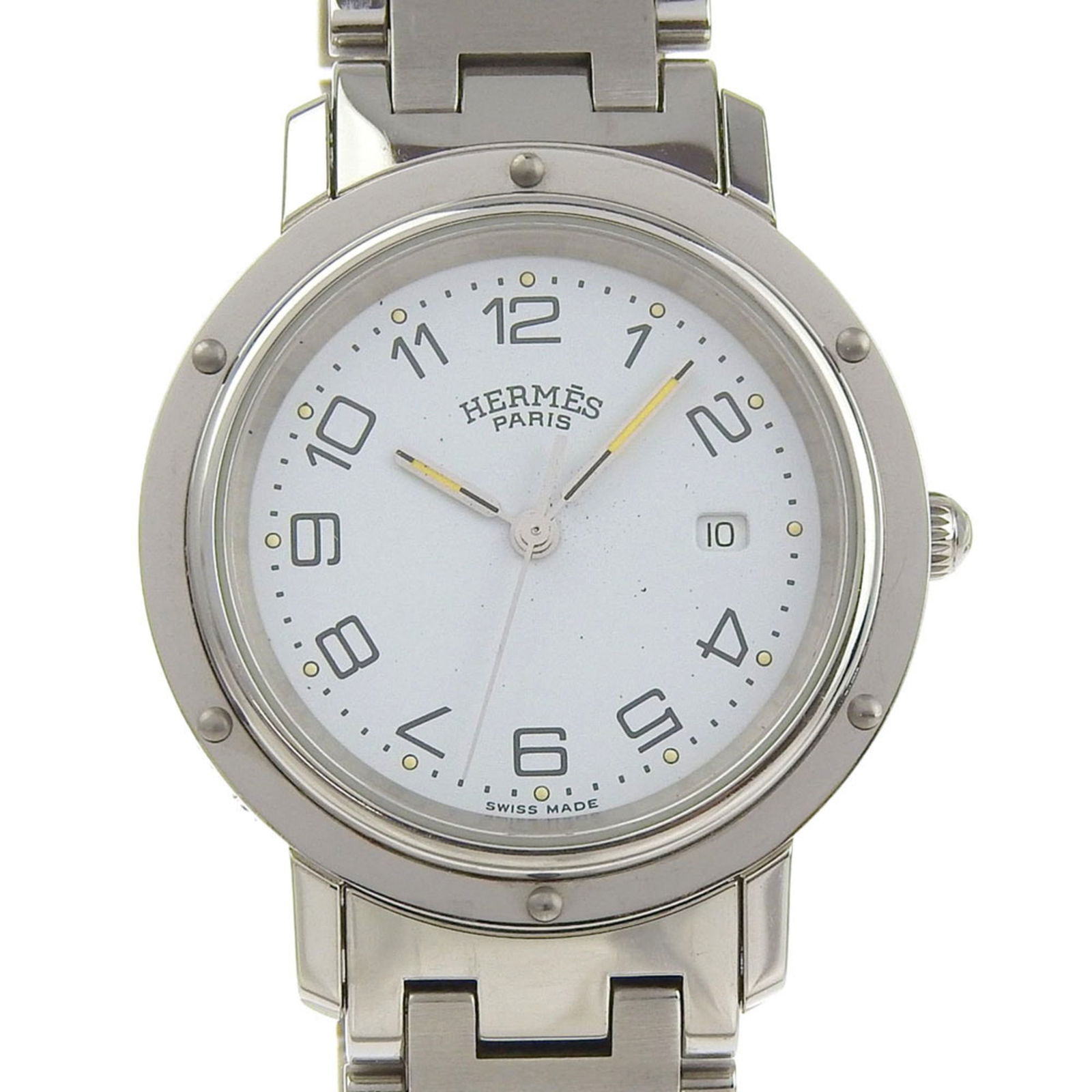 Wristwatch Hermes: Wristwatch Hermes This listing features Wristwatch Hermes. Item specifics are provided below. Item Specifics: Brand: Hermes Type: Wristwatch Gender: Women Display: Analog Material (Case): Stainless St