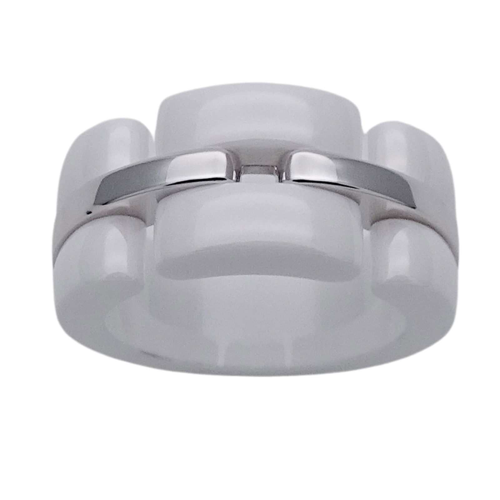 Ceramic Chanel Band Ring - 2