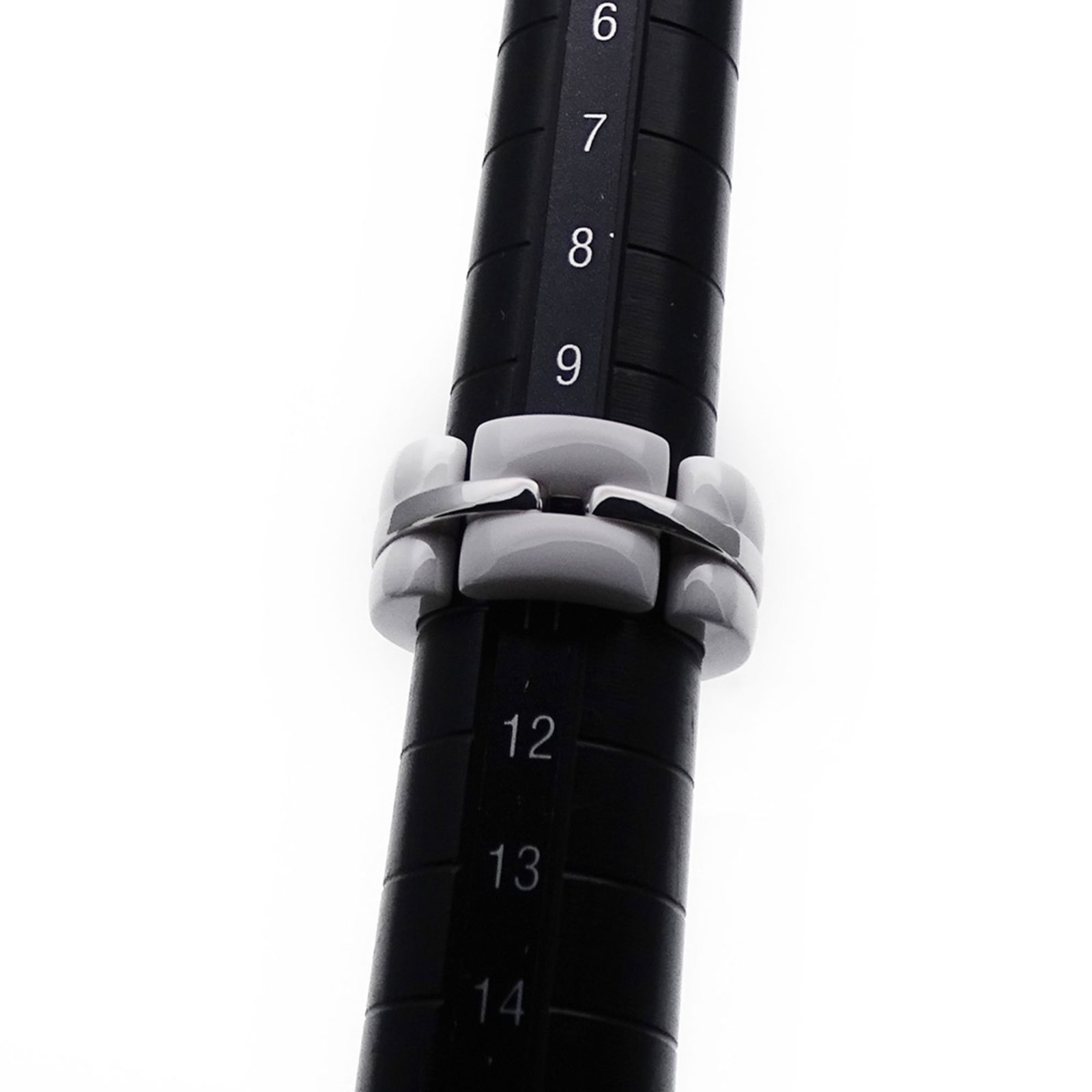 Ceramic Chanel Band Ring - 9