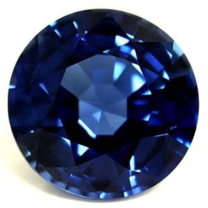 Loose Sapphire Gemstone - GIA Round 1.38ct Blue EC (1 of 1)