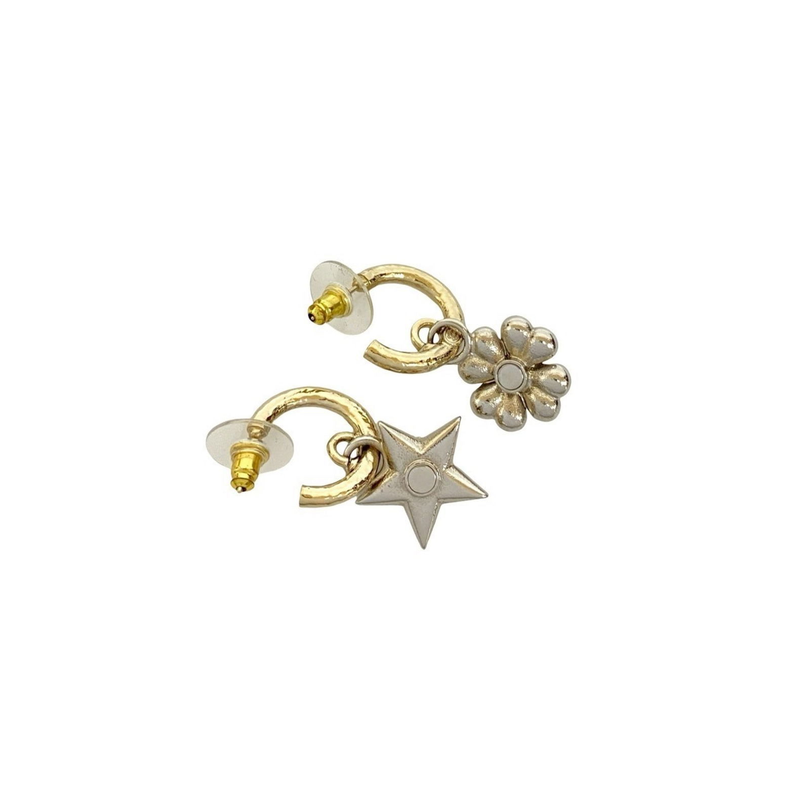 Plating Chanel Stud Earrings Gold - 4