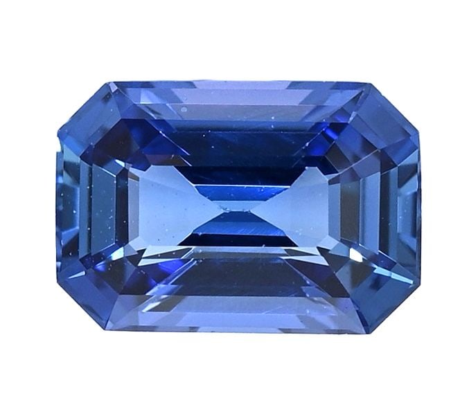 Loose Sapphire Gemstone - Emerald 1.11ct Blue EC (1 of 1)