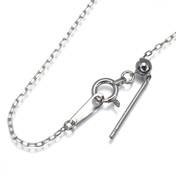 Gold Cable Chain Necklace 75Cm Long 10K 416 White (1 of 3)