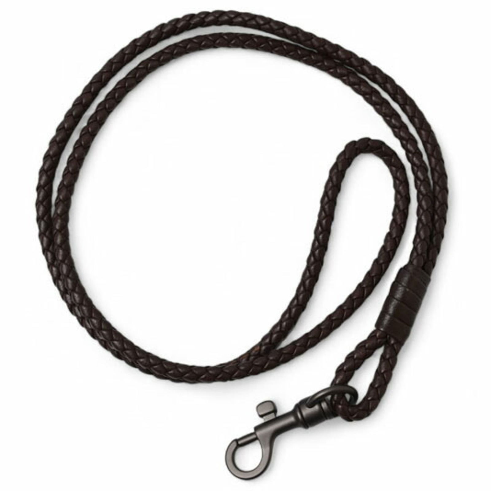 intrecciato Bottega Veneta neck strap in dark brown: intrecciato Bottega Veneta neck strap in dark brown This listing features intrecciato Bottega Veneta neck strap in dark brown. Item specifics are provided below. Item Specifics: Brand: Bottega