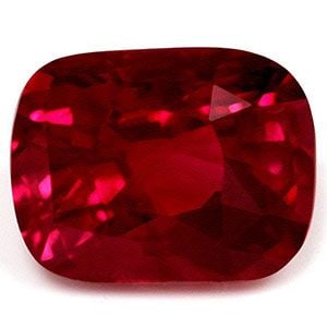 Loose Ruby Gemstone - GIA Cushion 4.07ct Red EC (1 of 1)