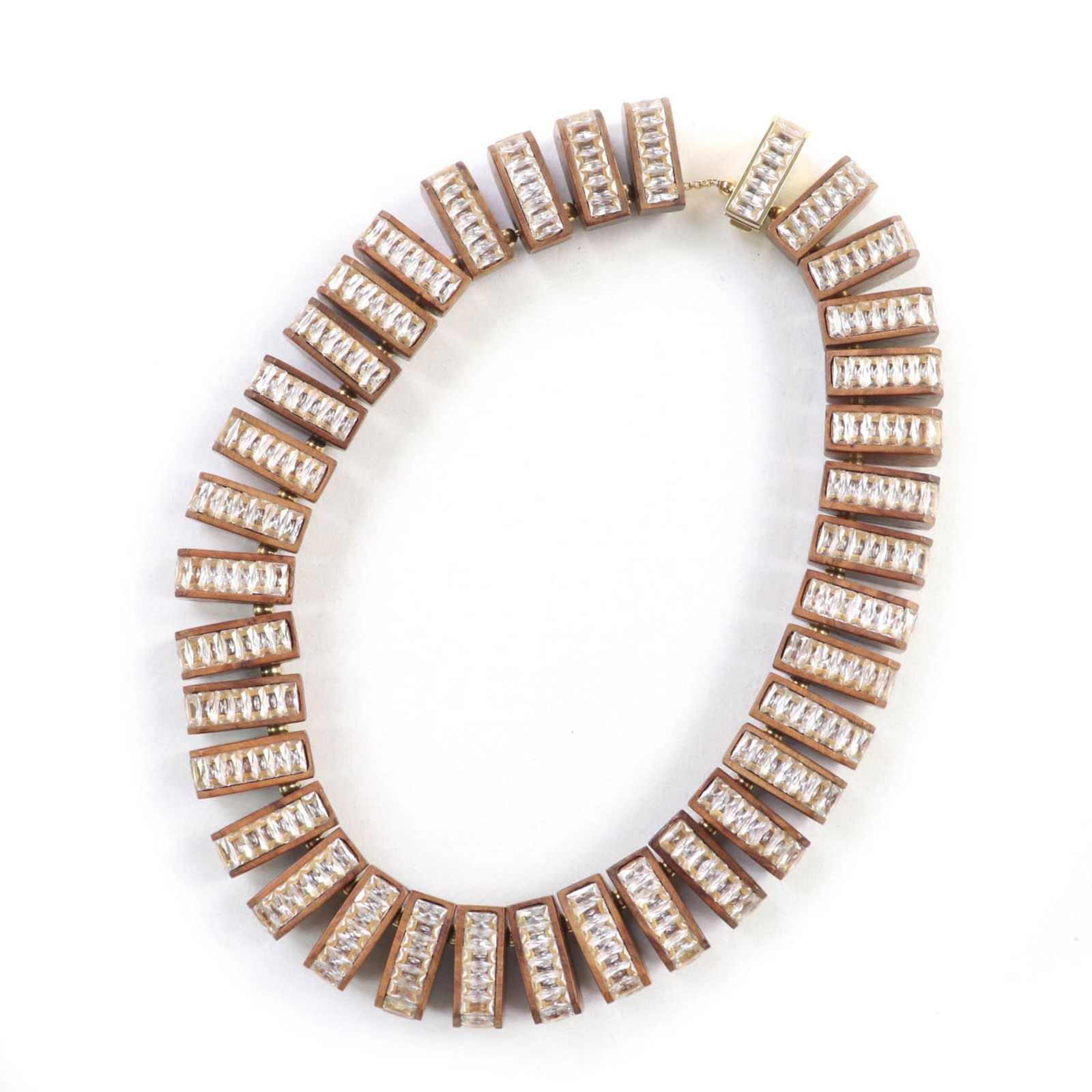 Women's - BOTTEGA VENETA Radica Wood and Cubic Zirconia 925 Necklace/ Choker - Brown - with Dust: Women's - BOTTEGA VENETA Radica Wood and Cubic Zirconia 925 Necklace/ Choker - Brown - with Dust Bag - Made in Italy - Weight: 185g This listing features Women's - BOTTEGA VENETA Radica Wood and Cubic