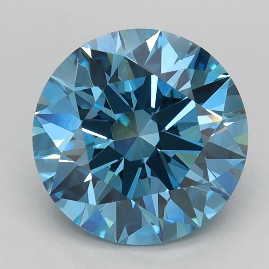 Ideal Loose Lab Diamond - IGI Round 2.09ct Fancy Vivid Blue VVS2: Ideal Loose Lab Diamond - IGI Round 2.09ct Fancy Vivid Blue VVS2 This listing features Ideal Loose Lab Diamond - IGI Round 2.09ct Fancy Vivid Blue VVS2. Item specifics are provided below. Item
