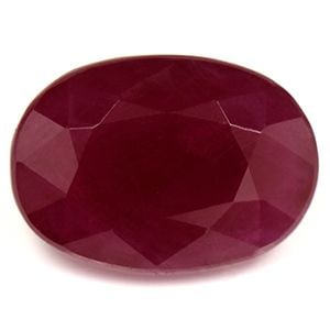 Loose Ruby Gemstone - GIA Oval 3.34ct Red SI (1 of 1)