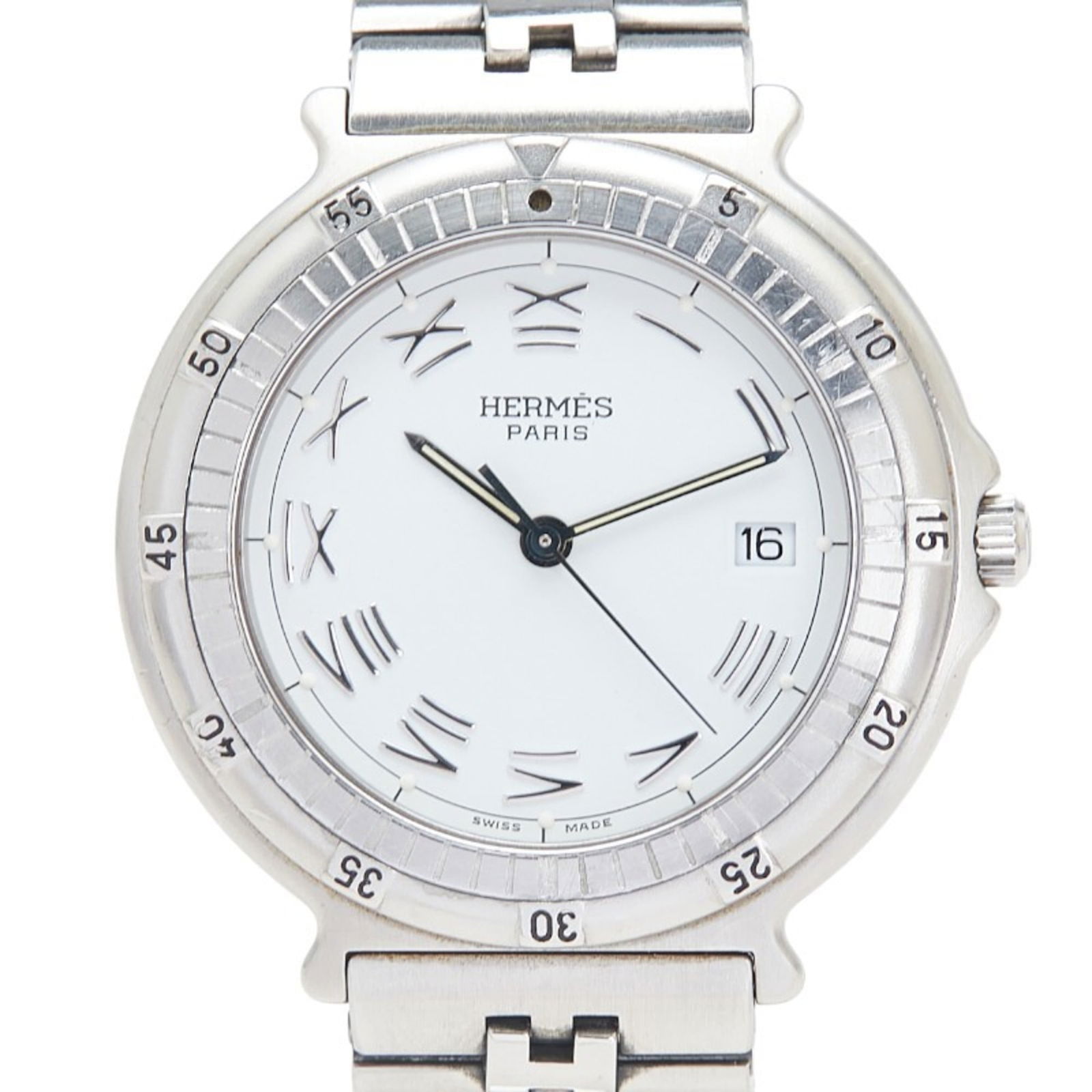 Wristwatch Hermes: Wristwatch Hermes This listing features Wristwatch Hermes. Item specifics are provided below. Item Specifics: Brand: Hermes Type: Wristwatch Gender: Women Material (Case): Stainless Steel Material (Ba
