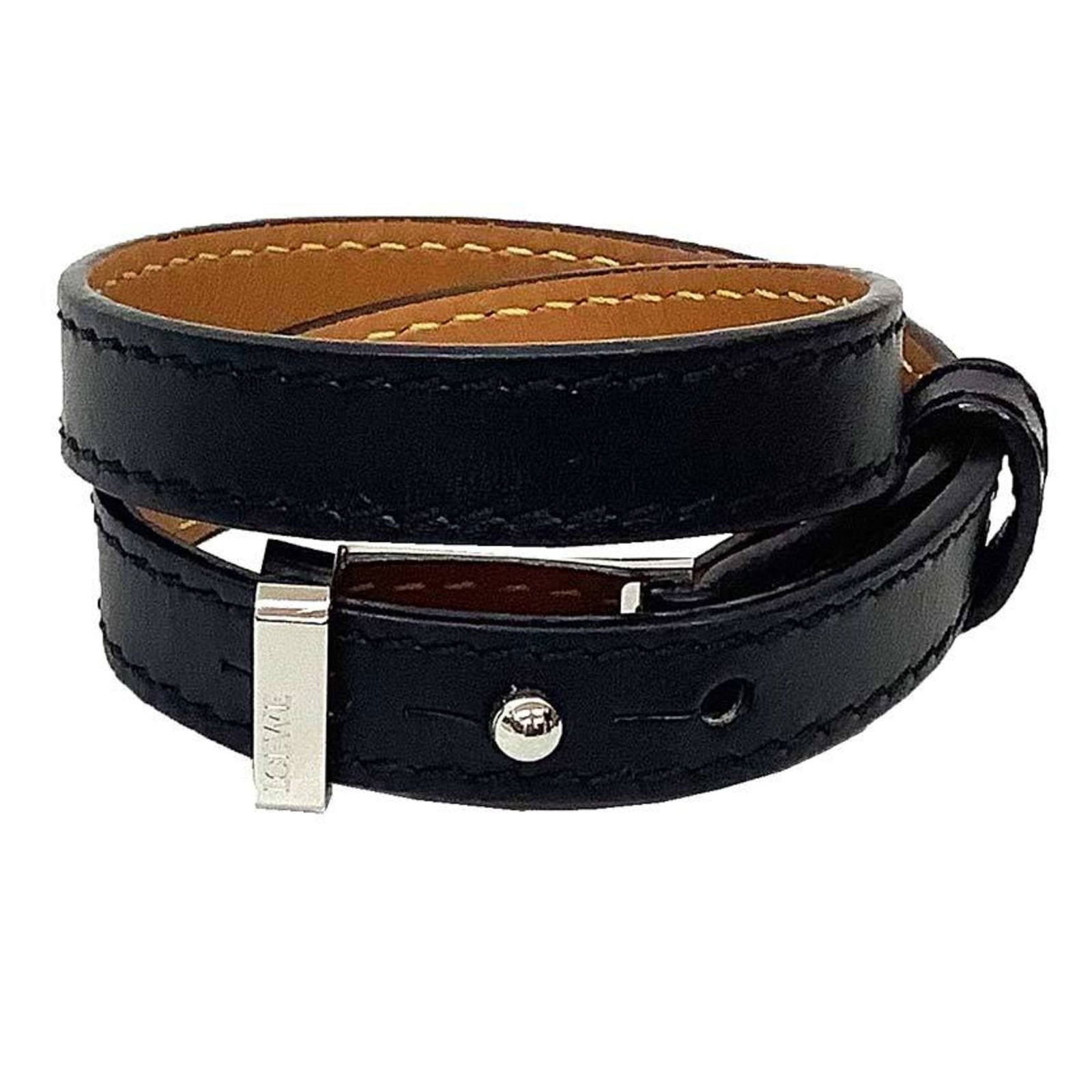 Leather Loewe Charm Bracelet (1 of 3)