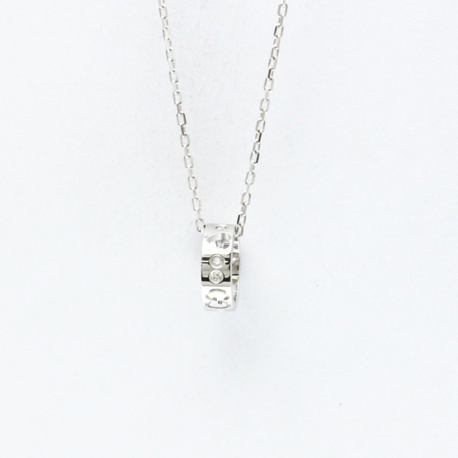 Women Fashion Pendant Necklace (Silver) - Gucci Icon Amor Diamond Necklace White Gold (18K) Diamond: Women Fashion Pendant Necklace (Silver) - Gucci Icon Amor Diamond Necklace White Gold (18K) Diamond Men This listing features Women Fashion Pendant Necklace (Silver) - Gucci Icon Amor Diamond Necklace