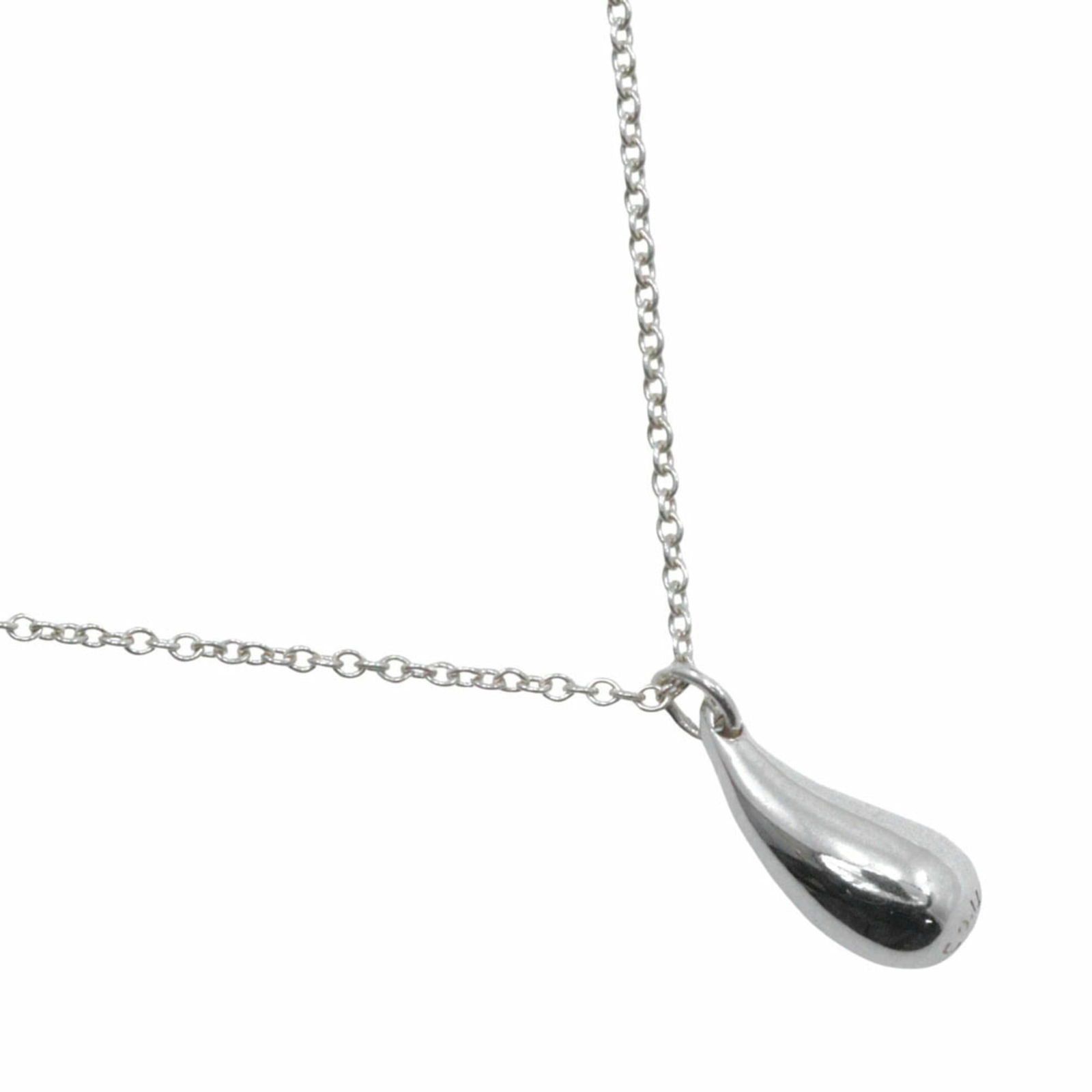 Women's - Tiffany & Co. Elsa Peretti Teardrop Necklace - 925 Sterling Silver - Approx. 2.6g: Women's - Tiffany & Co. Elsa Peretti Teardrop Necklace - 925 Sterling Silver - Approx. 2.6g This listing features Women's - Tiffany & Co. Elsa Peretti Teardrop Necklace - 925 Sterling Silver - Approx.