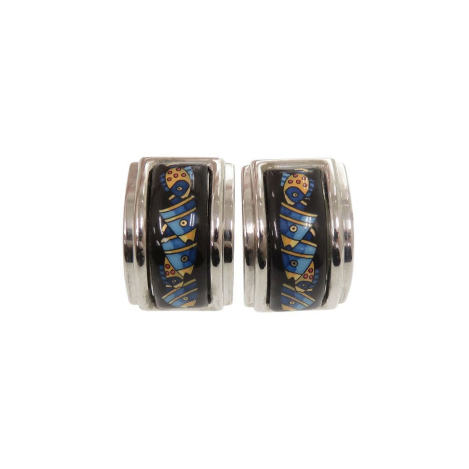Metal Hermes Clip Earrings (1 of 7)