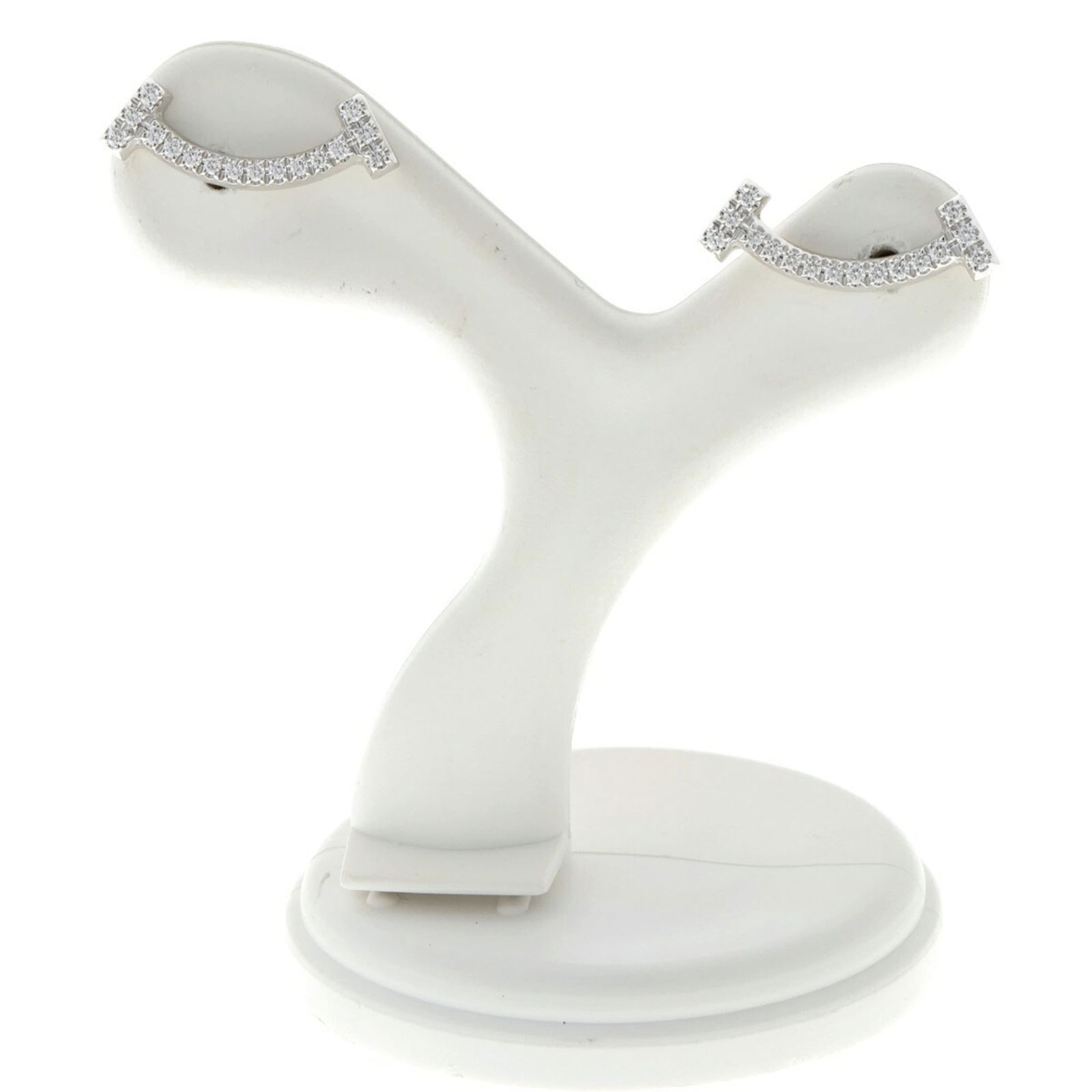 (18K) Tiffany Stud Earrings White Gold: (18K) Tiffany Stud Earrings White Gold This listing features (18K) Tiffany Stud Earrings White Gold. Item specifics are provided below. Item Specifics: Brand: Tiffany Type: Stud Earrings Gender: