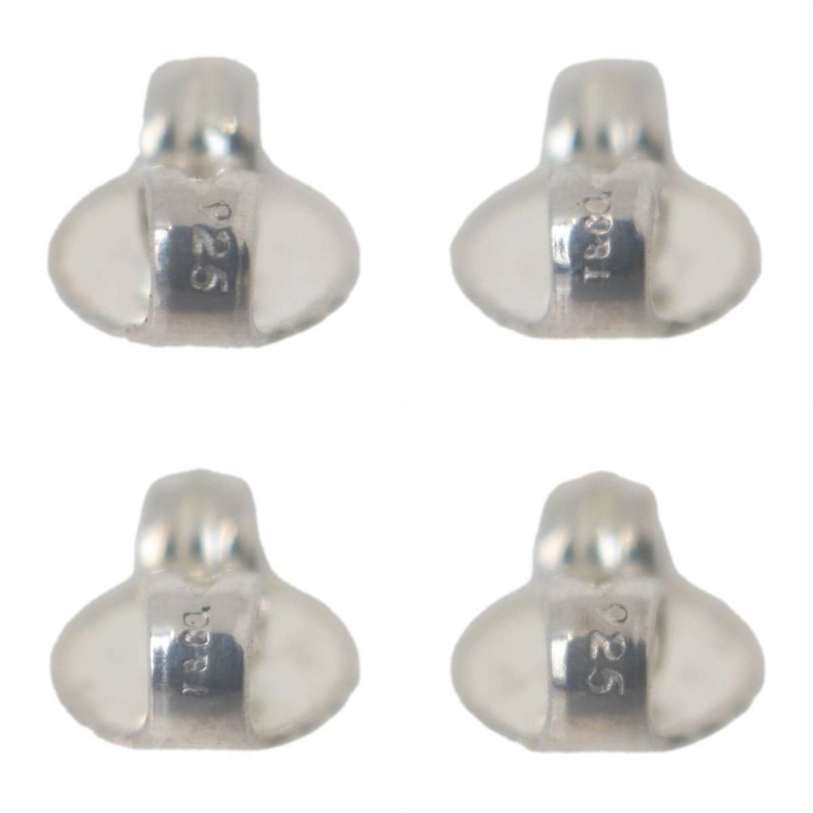 925 Tiffany Stud Earrings Silver - 7