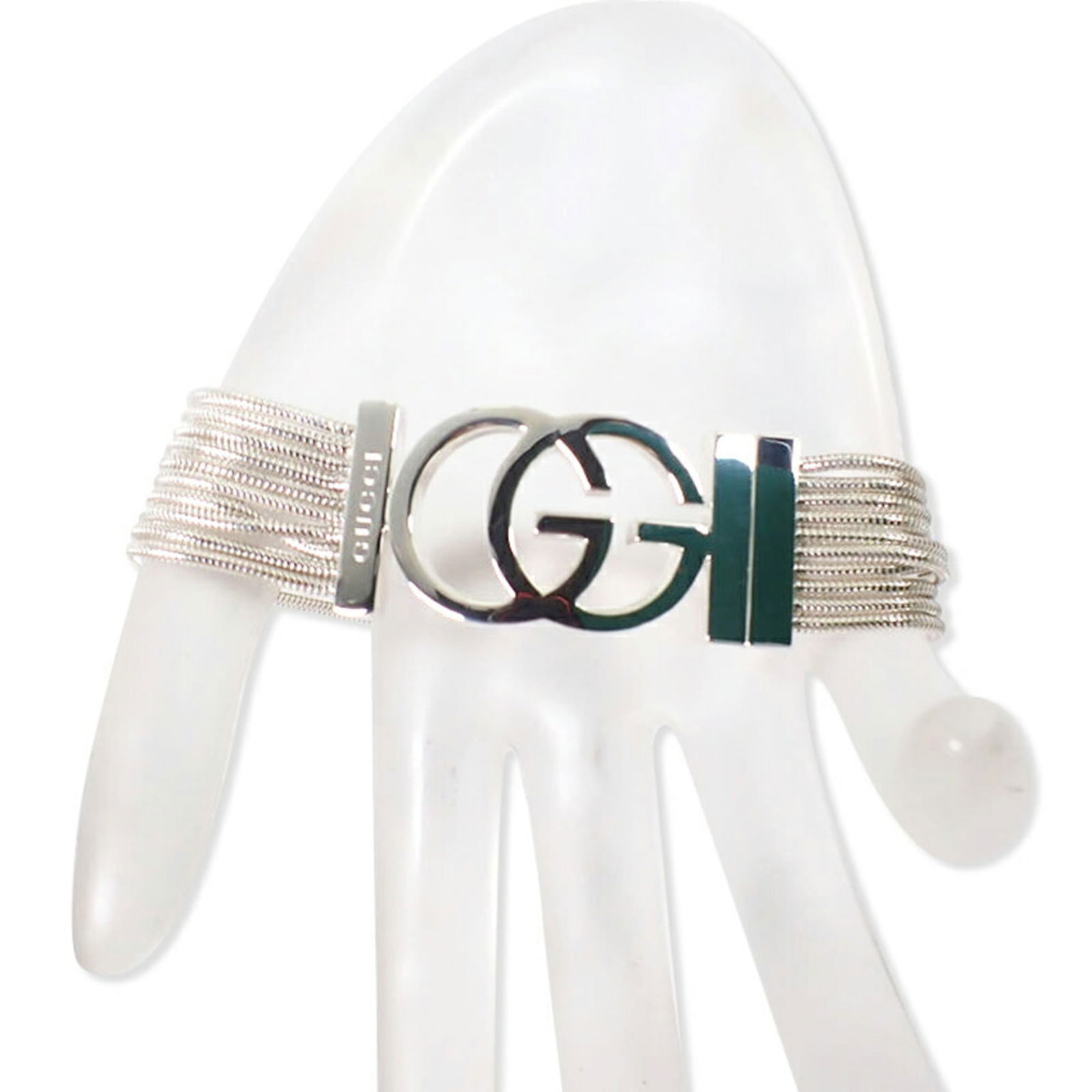 925 Gucci Charm Bracelet Sterling Silver: 925 Gucci Charm Bracelet Sterling Silver This listing features 925 Gucci Charm Bracelet Sterling Silver. Item specifics are provided below. Item Specifics: Brand: Gucci Type: Charm Bracelet Gender: Wo