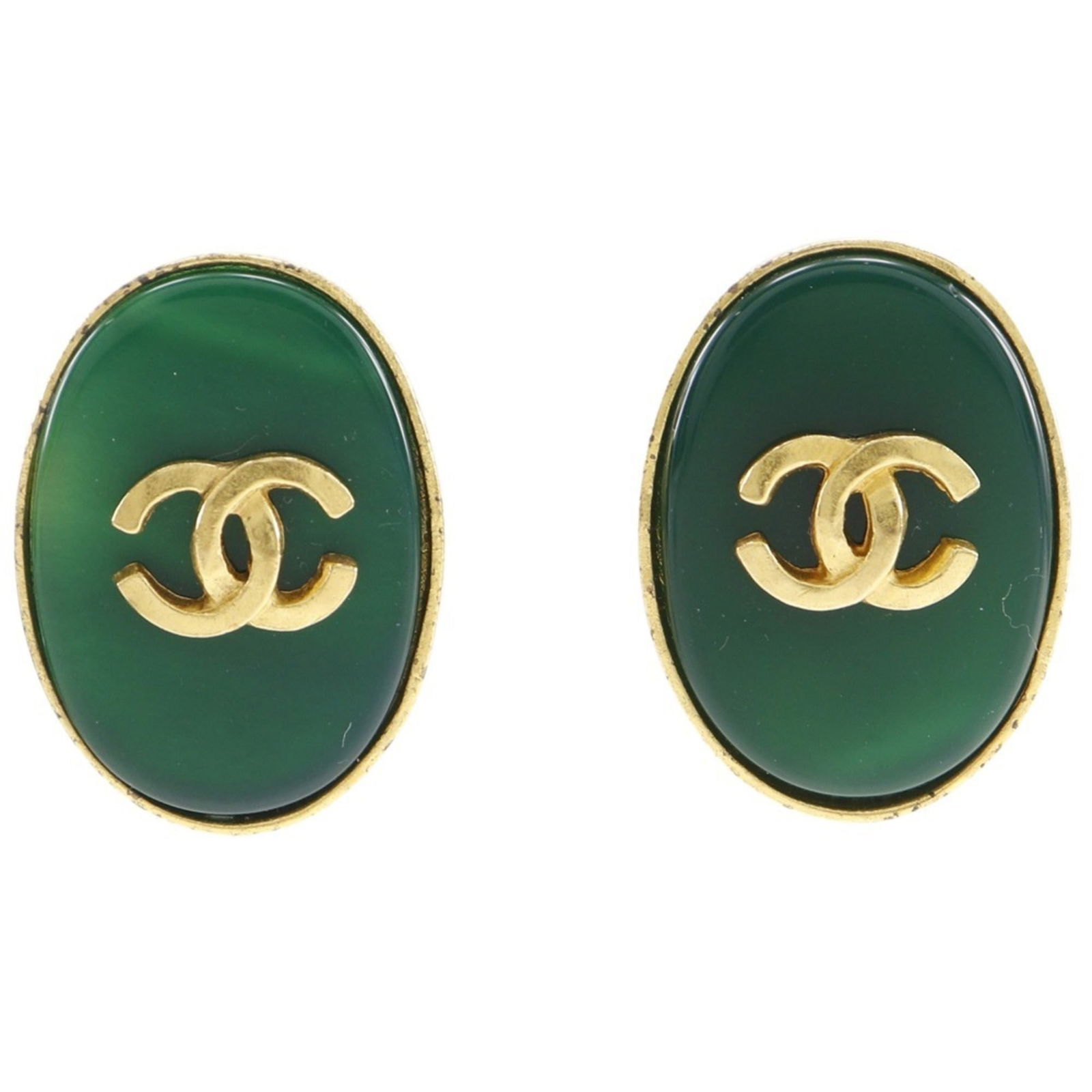 Plating Chanel Clip Earrings Gold (1 of 10)