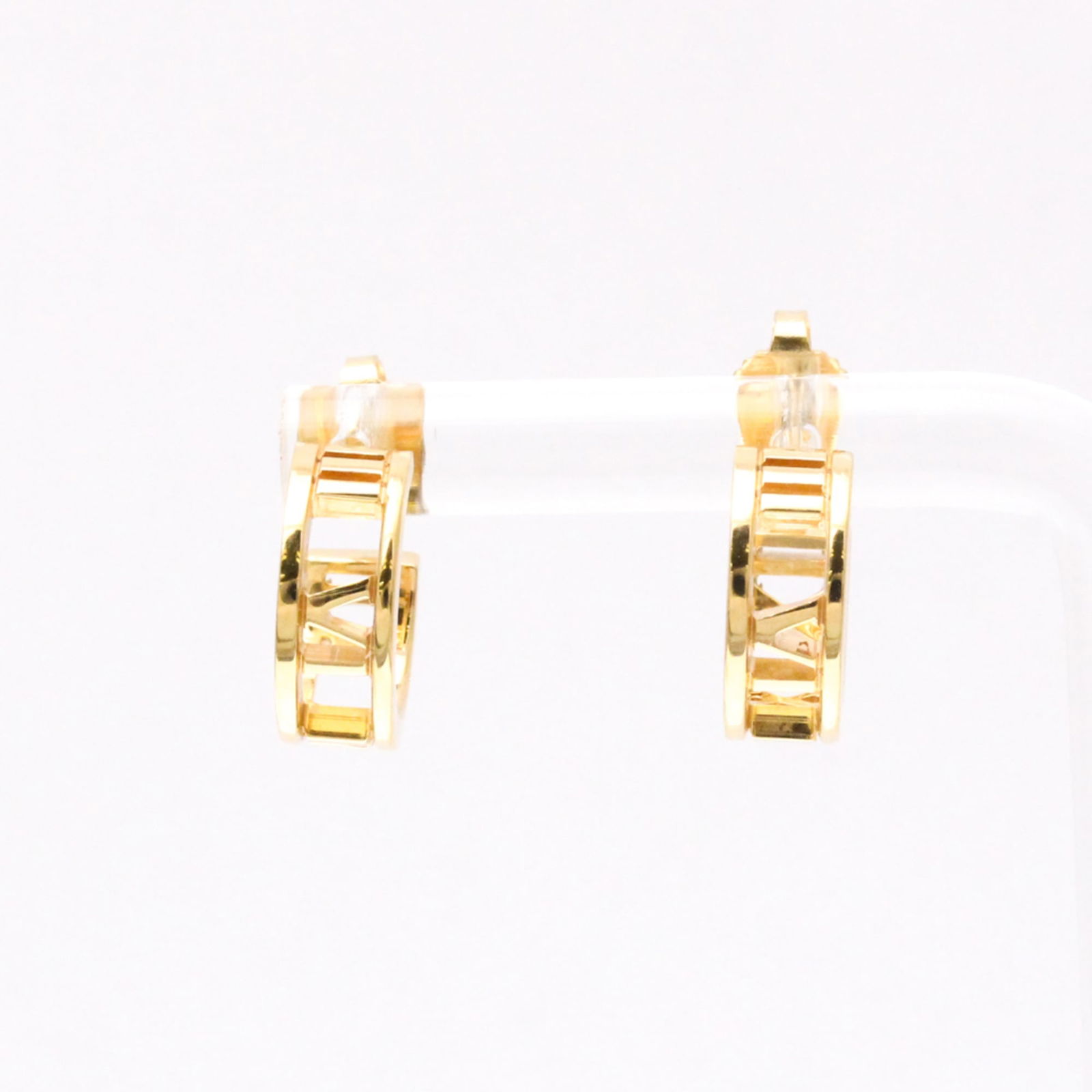 (18K) Tiffany Half Hoop Earrings Pink Gold: (18K) Tiffany Half Hoop Earrings Pink Gold This listing features (18K) Tiffany Half Hoop Earrings Pink Gold. Item specifics are provided below. Item Specifics: Brand: Tiffany Type: Half Hoop Earrings