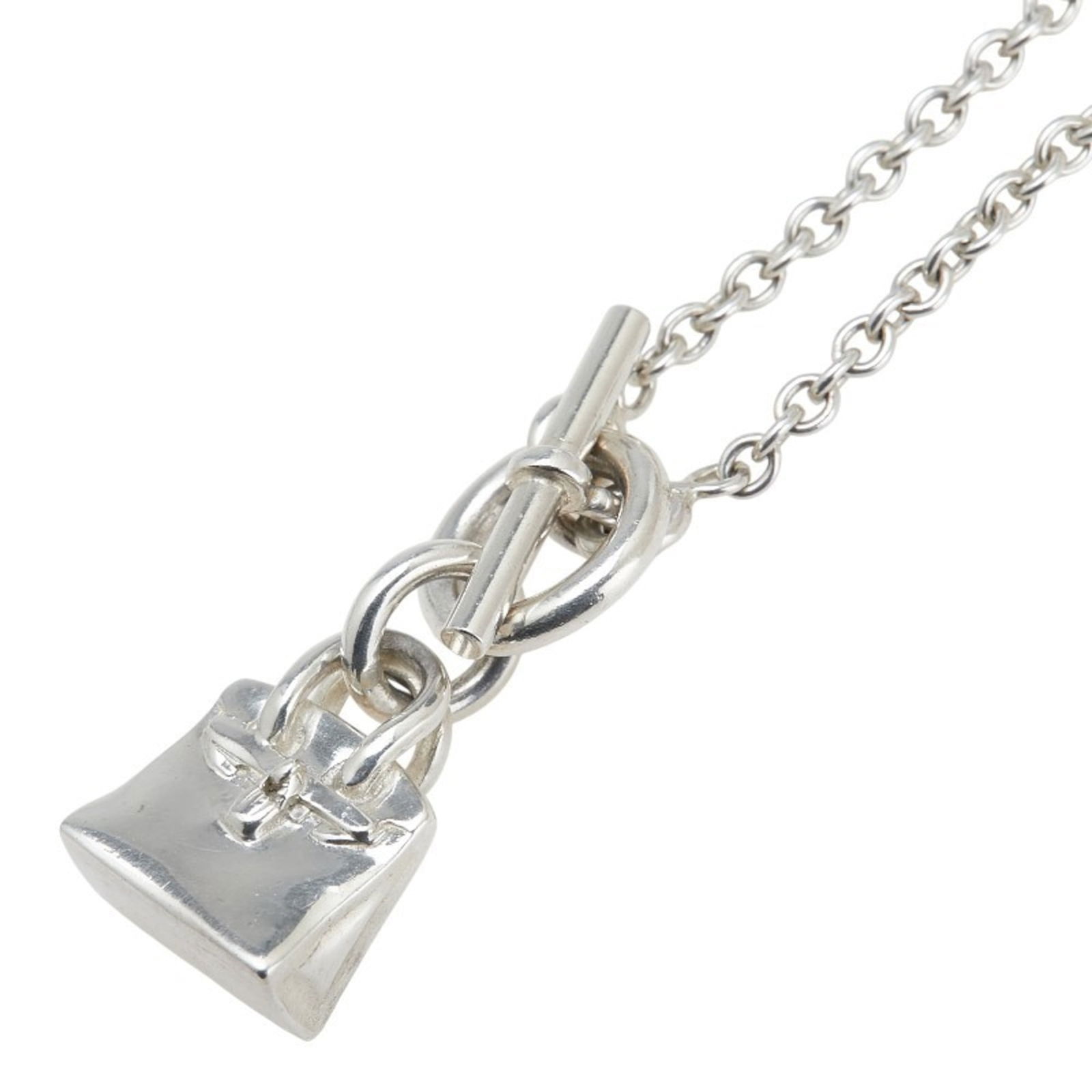 HERMES Birkin Amulet Toggle Necklace SV925 Silver Women's: HERMES Birkin Amulet Toggle Necklace SV925 Silver Women's This listing features HERMES Birkin Amulet Toggle Necklace SV925 Silver Women's. Item specifics are provided below. Item Specifics: Brand: