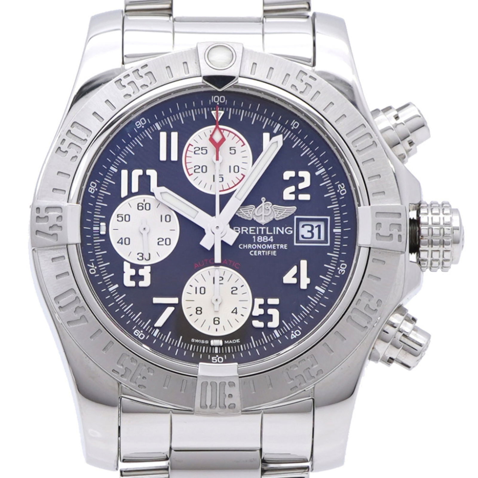 Wristwatch Breitling: Wristwatch Breitling This listing features Wristwatch Breitling. Item specifics are provided below. Item Specifics: Brand: Breitling Type: Wristwatch Gender: Men Material (Case): Stainless Steel Mater