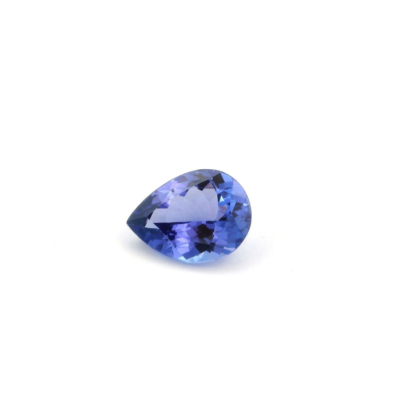 Loose Tanzanite Gemstone - GSI Pear 1.07ct Blue EC (1 of 1)