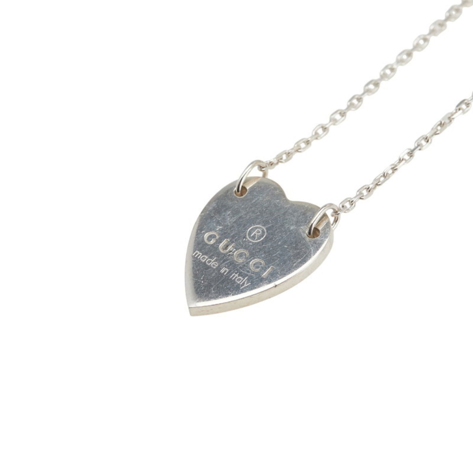 Women Gucci Heart Pendant Necklace in SV925 Silver for: Women Gucci Heart Pendant Necklace in SV925 Silver for This listing features Women Gucci Heart Pendant Necklace in SV925 Silver for. Item specifics are provided below. Item Specifics: Brand: Gucci Nec